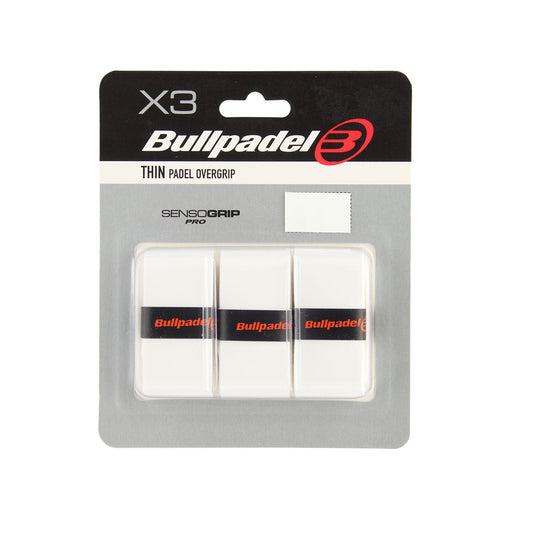 Overgrips Bullpadel GB-1603 blanco Pack 3