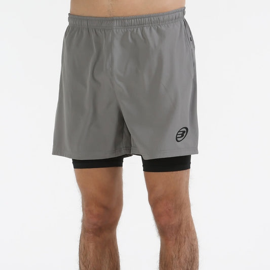 SHORT BULLPADEL LIPES GRIS MEDIO
