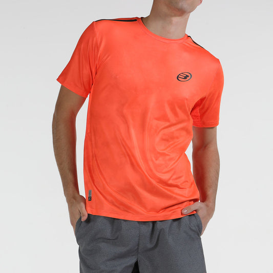 CAMISETA BULLPADEL MOARE CORAL FLUOR