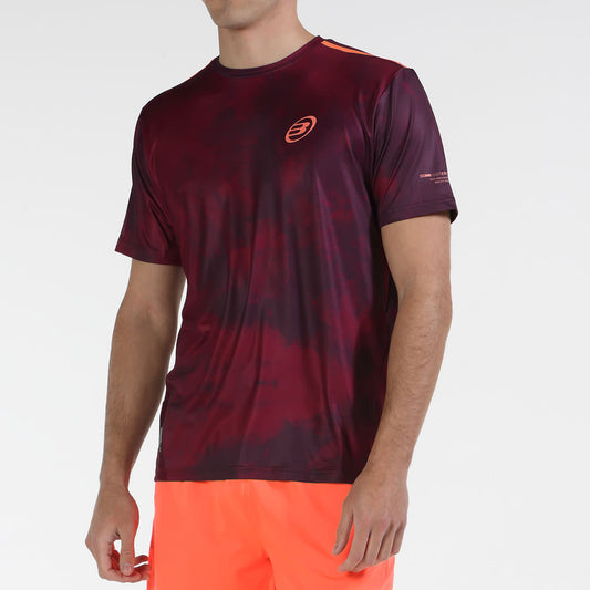 CAMISETA BULLPADEL MOARE VINO BURDEOS