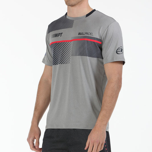 Camiseta Bullpadel Redullu Gris Medio Vigore