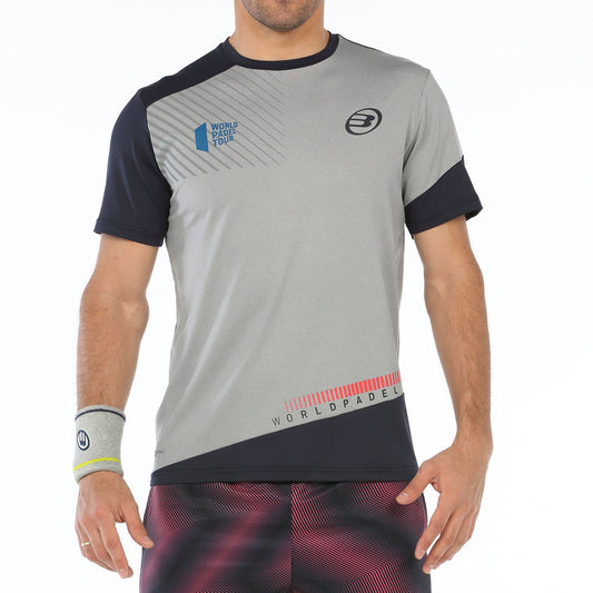 Camiseta Bullpadel Ricione Gris Medio Vigore