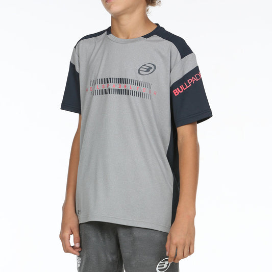CAMISETA BULLPADEL RIDE JR GRIS MEDIO VIGORE