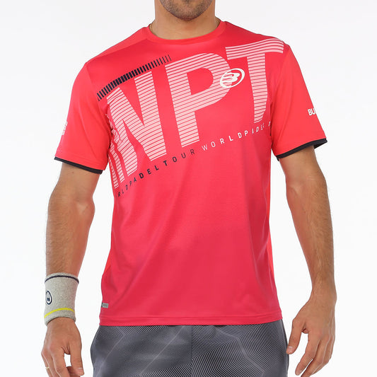 Camiseta Bullpadel Riter Carmesi Fluor