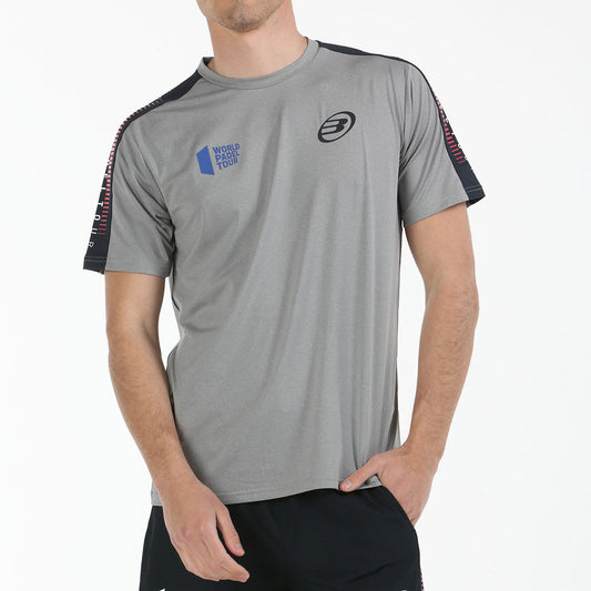 Camiseta Bullpadel Robine Gris Medio Vigore